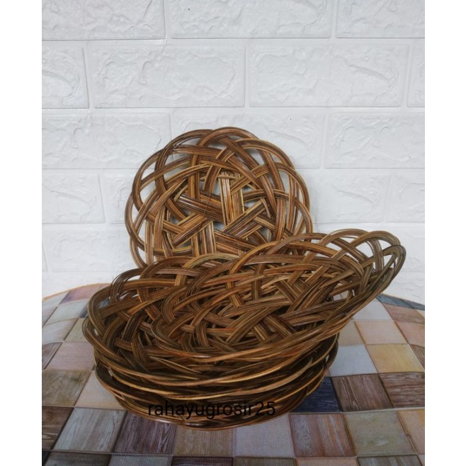 Piring Anyam Lidi Piring Lidi Piring Rotan
