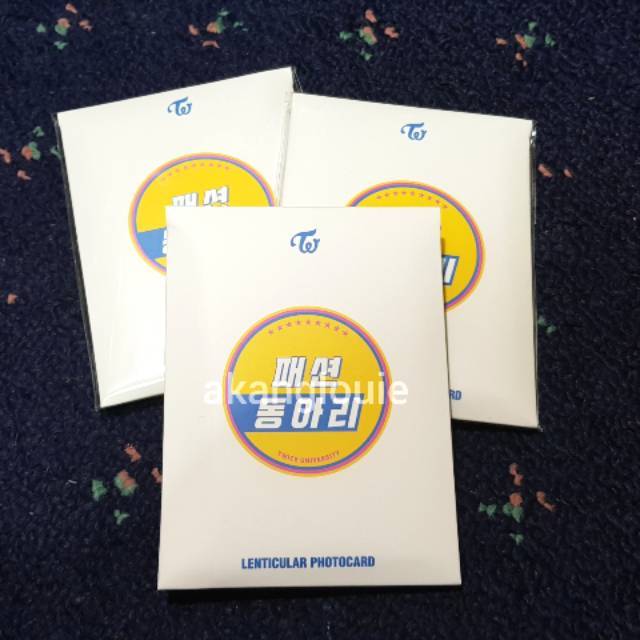 [SHARING] TWICE UNIVERSITY Lenticular Photocards