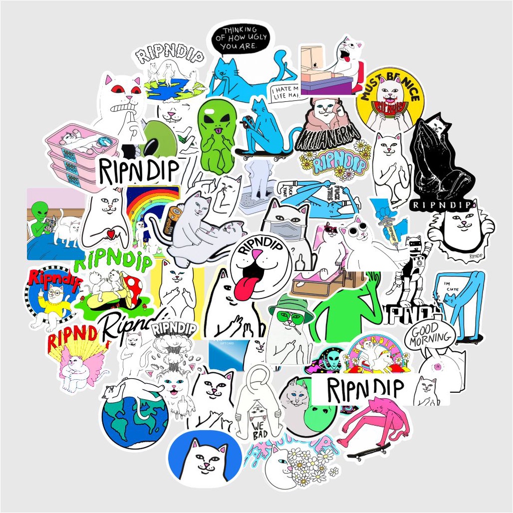 

Sticker Tempel "Sticker Pack RIPNDIP 50Pcs