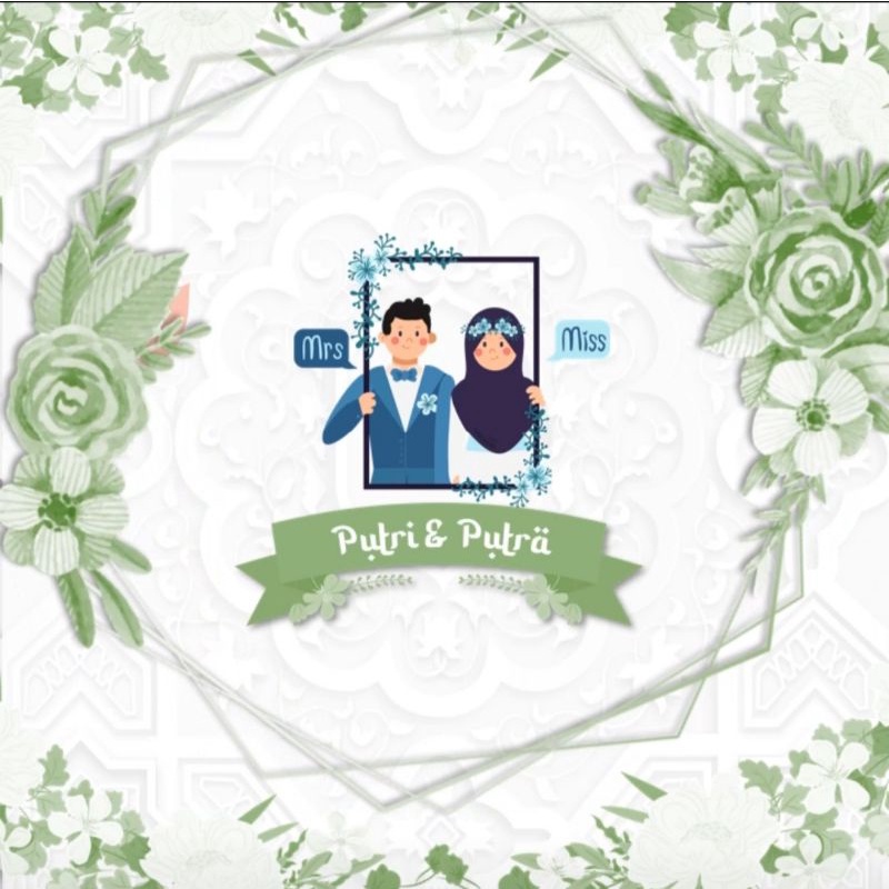 Undangan Digital Video Pernikahan Cantik | Undangan Digital Video Pernikahan Murah | Video Undangan 