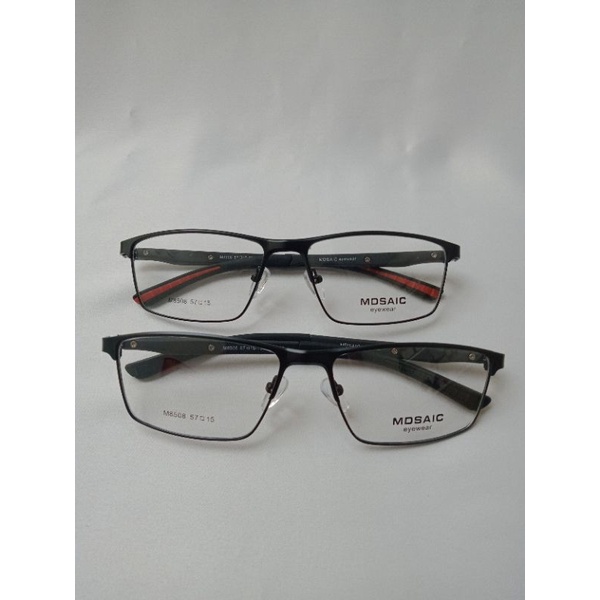 Frame Kacamata Mosaic M8508 + Lensa Anti Radiasi