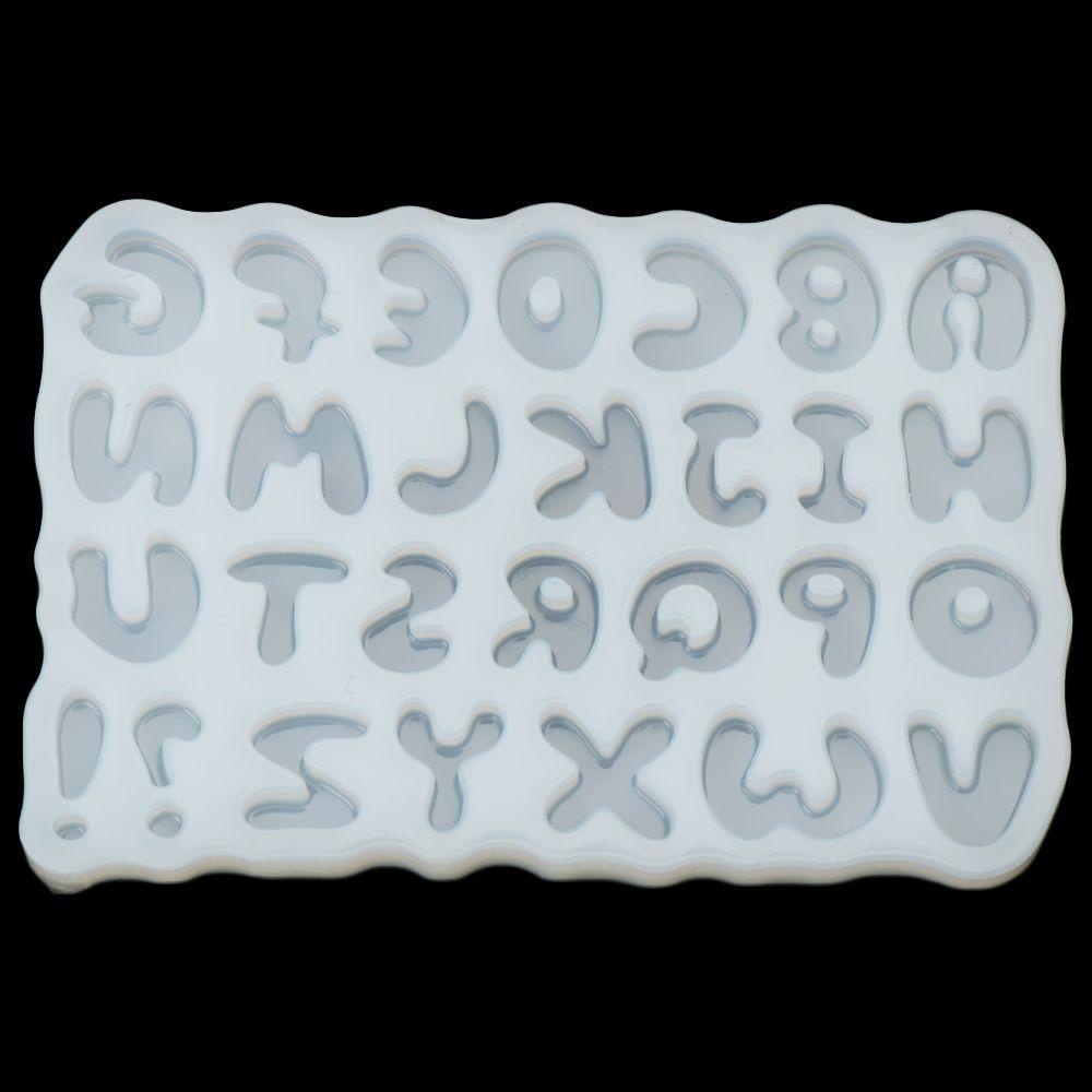 Chookyy Cetakan Silikon Resin Kerajinan DIY Menjatuhkan Lem Gantungan Kunci Kristal Epoxy Mold