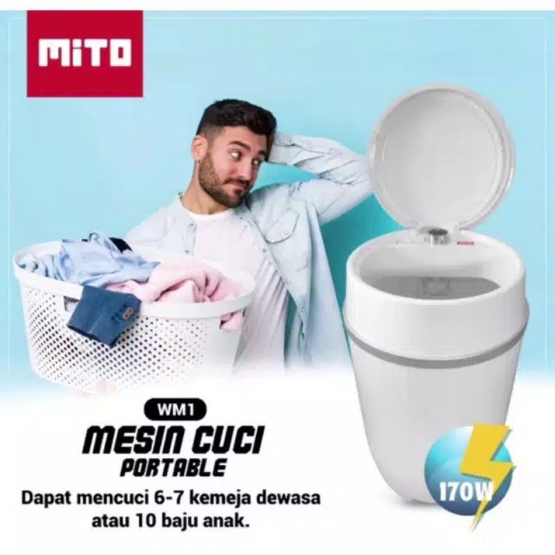 Mesin Cuci Portable Mito WM1