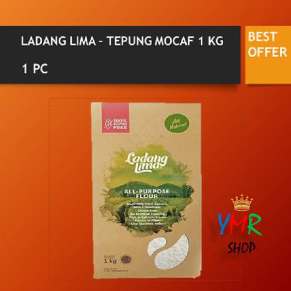 

Ladang Lima Gluten Free Cassava / Tepung Singkong / Mocav / Mocaf 1Kg - Kemasandus