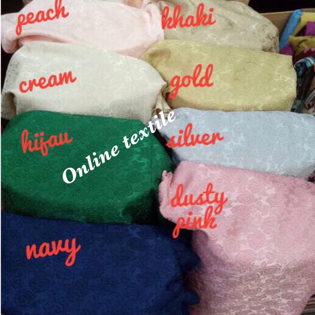 Kain Jaguar Gliter/Bahan Busana Wanita Kebaya,Gamis,Long Dress Dll.