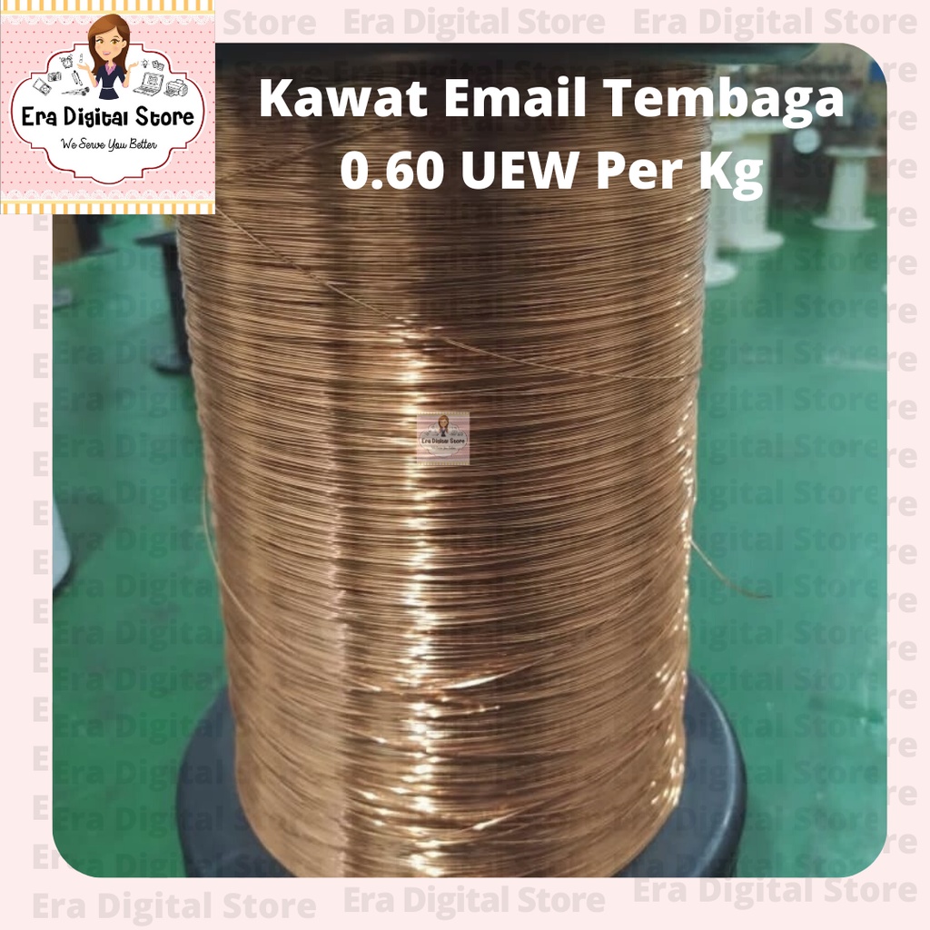 Kawat Email Tembaga 0.60 UEW Per Kilo Kg