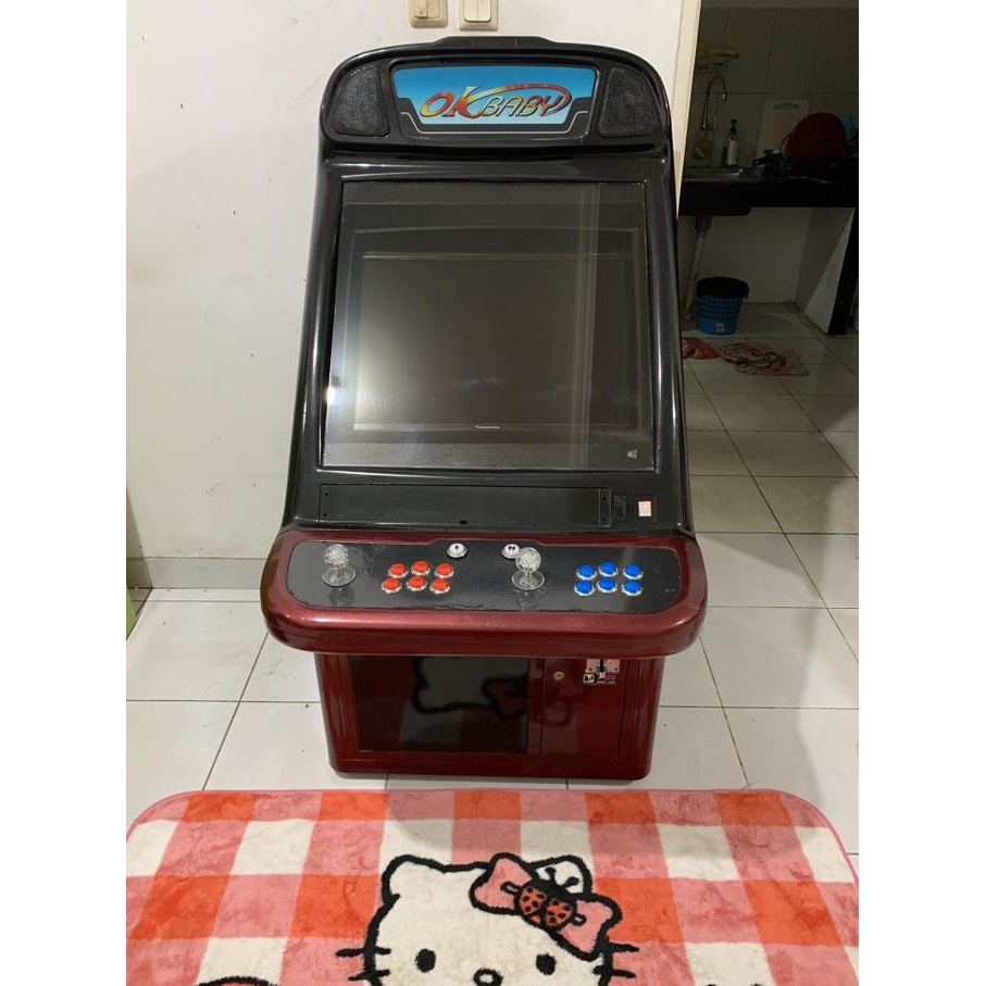 Cuci Gudang Awal Tahun Mesin Dingdong Kabinet Retro Game 3D 1299 with Led Promo Awal tahun