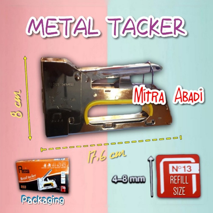 

Metal Tacker Professional / Stapler Gun / Stapler Tembak Besi - Metal New Product