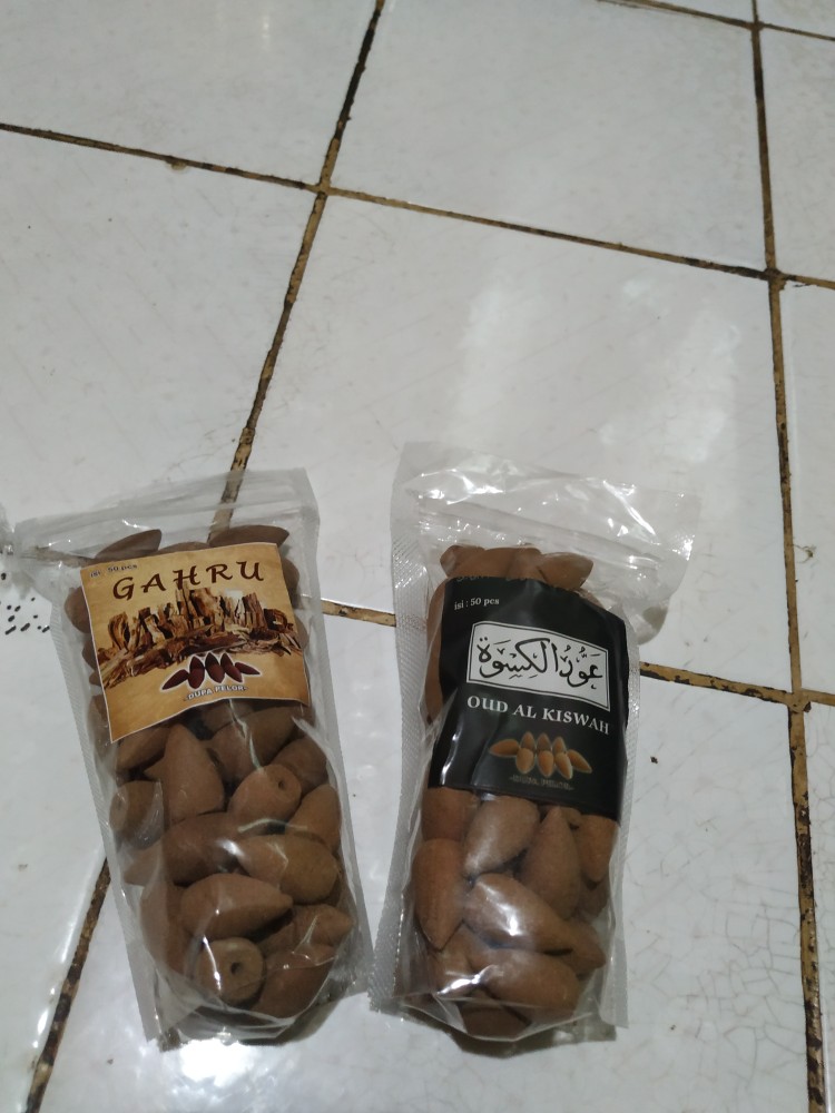 Dupa Kerucut Krucut Menyan Peluru Gahru Pelor Perbungkus Isi 50 Butir Gaharu Aroma Wangi