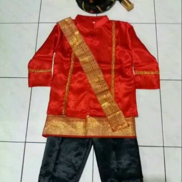 Baju adat batak anak2 size L