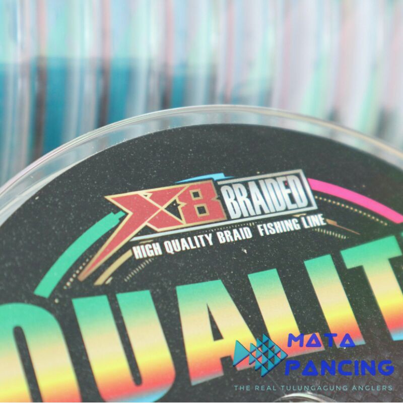 Benang pancing pe elito quality x8 multicolour  100m connecting