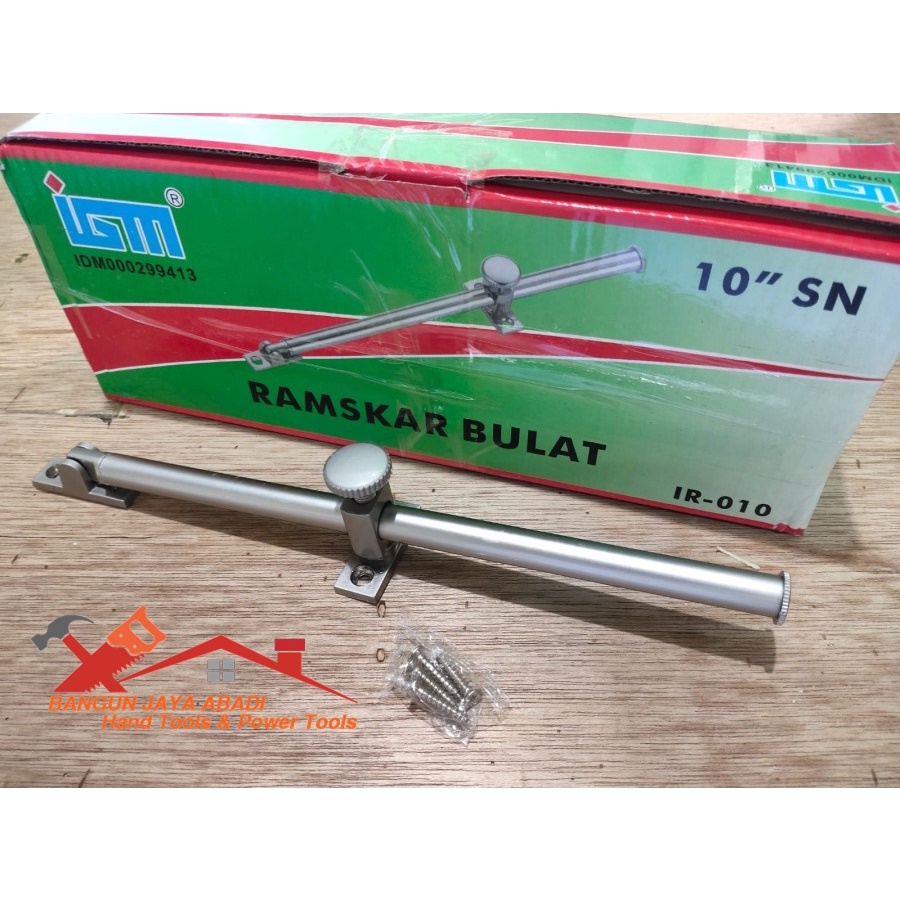 Jual Ramskar Bulat Silver Sn Lamskar Penahan Jendela Putar Tarik Igm