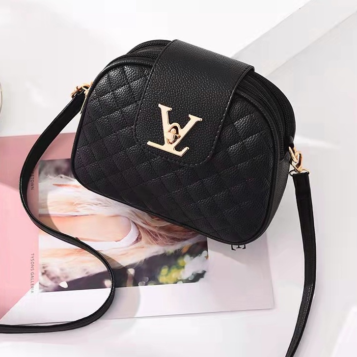 Tas Selempang wanita Tas Wanita terbaru Tas wanita Kekinian sling bag wanita shoulder bag wanita tas make up tas kulit wanita Tas mini selempang COD sling bag wanita tas mini tas make up tas import wanita