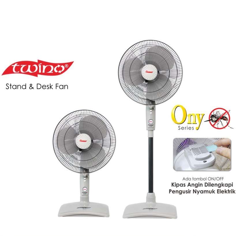 Kipas Angin Berdiri / Stand Fan Cosmos 16&quot; Inch 2in1 16 SN Twino