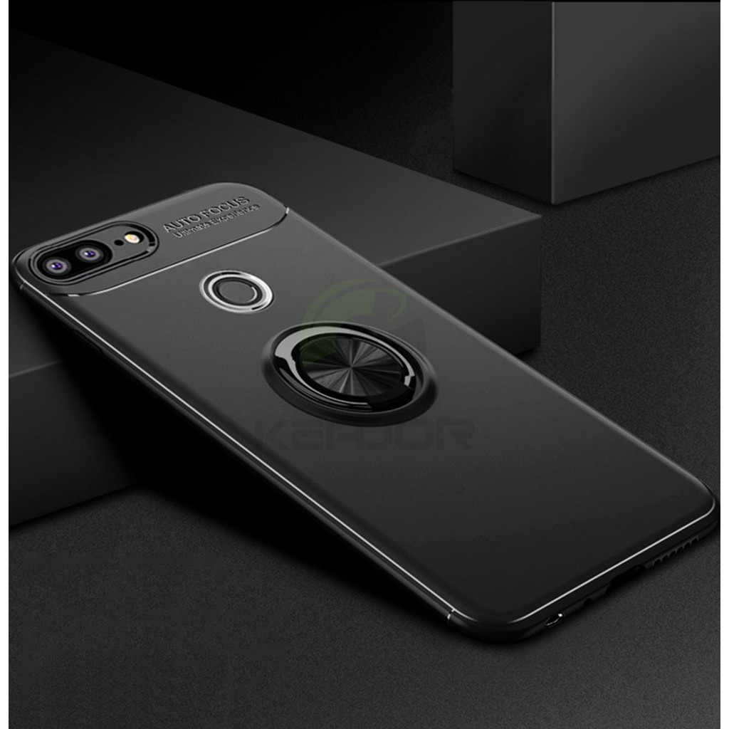 Case Honor 9 Lite Autofocus Invisible iRing Magnet TPU Silicon Softcase 360 Rotation