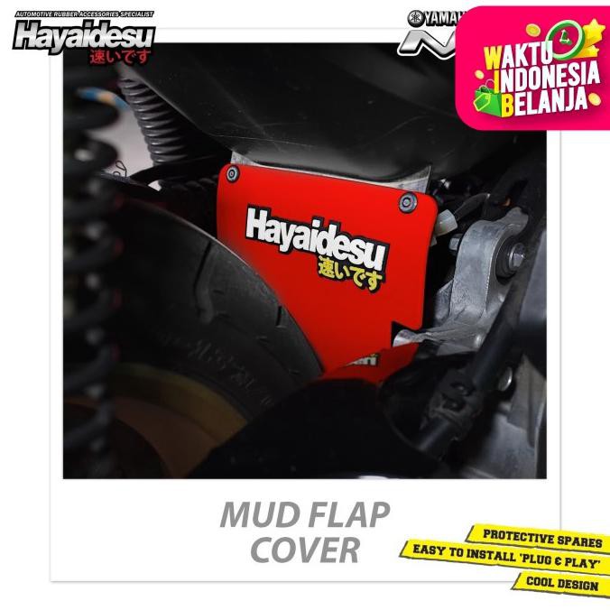 Hayaidesu Mudflap Yamaha Nmax Aksesoris Kepet Variasi - Biru