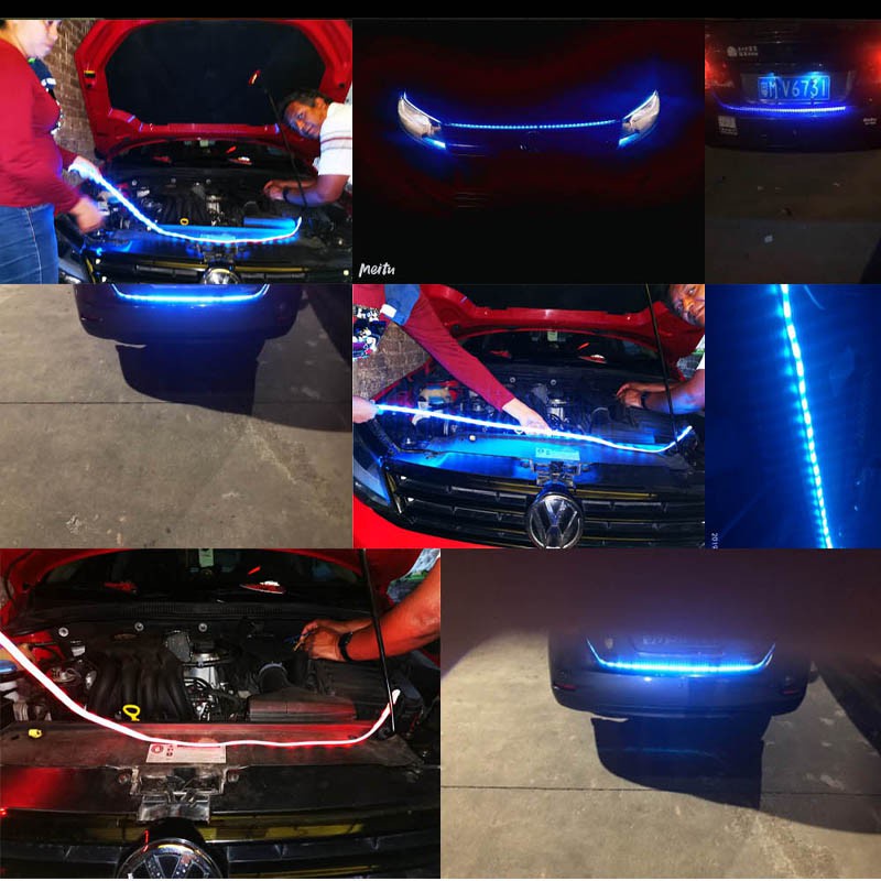 Lampu Strip LED RGB 5 Mode Panjang 120cm Untuk Stop Lamp Dan Sein Mobil