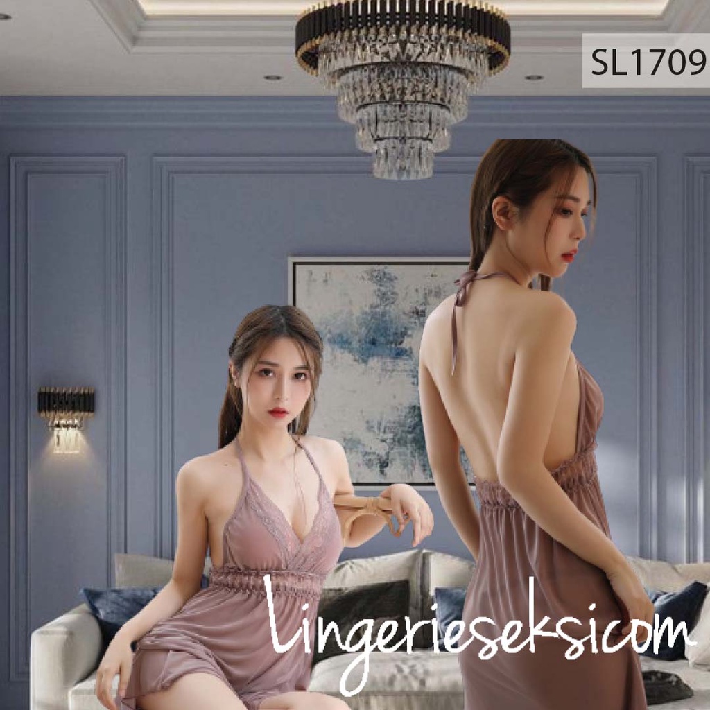 baju tidur KIMBERLY BLIORI baju tidur seksi 1709 Babydoll Lace Lingerie Seksi  Nude baju tidur LINGERIESEKSICOM