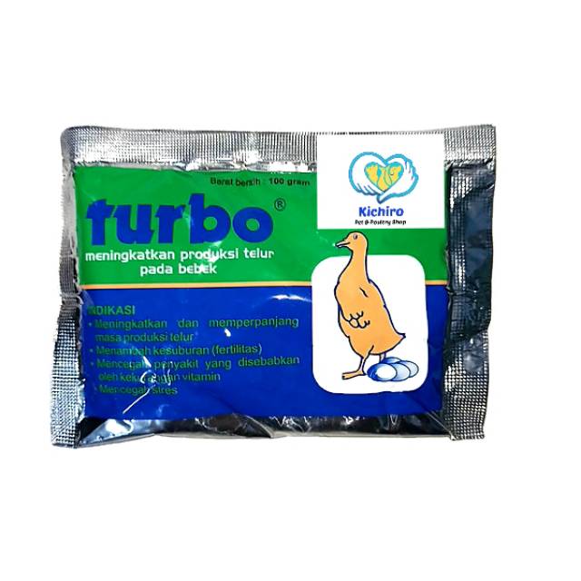Turbo 100 gram Medion Untuk Bebek Petelur
