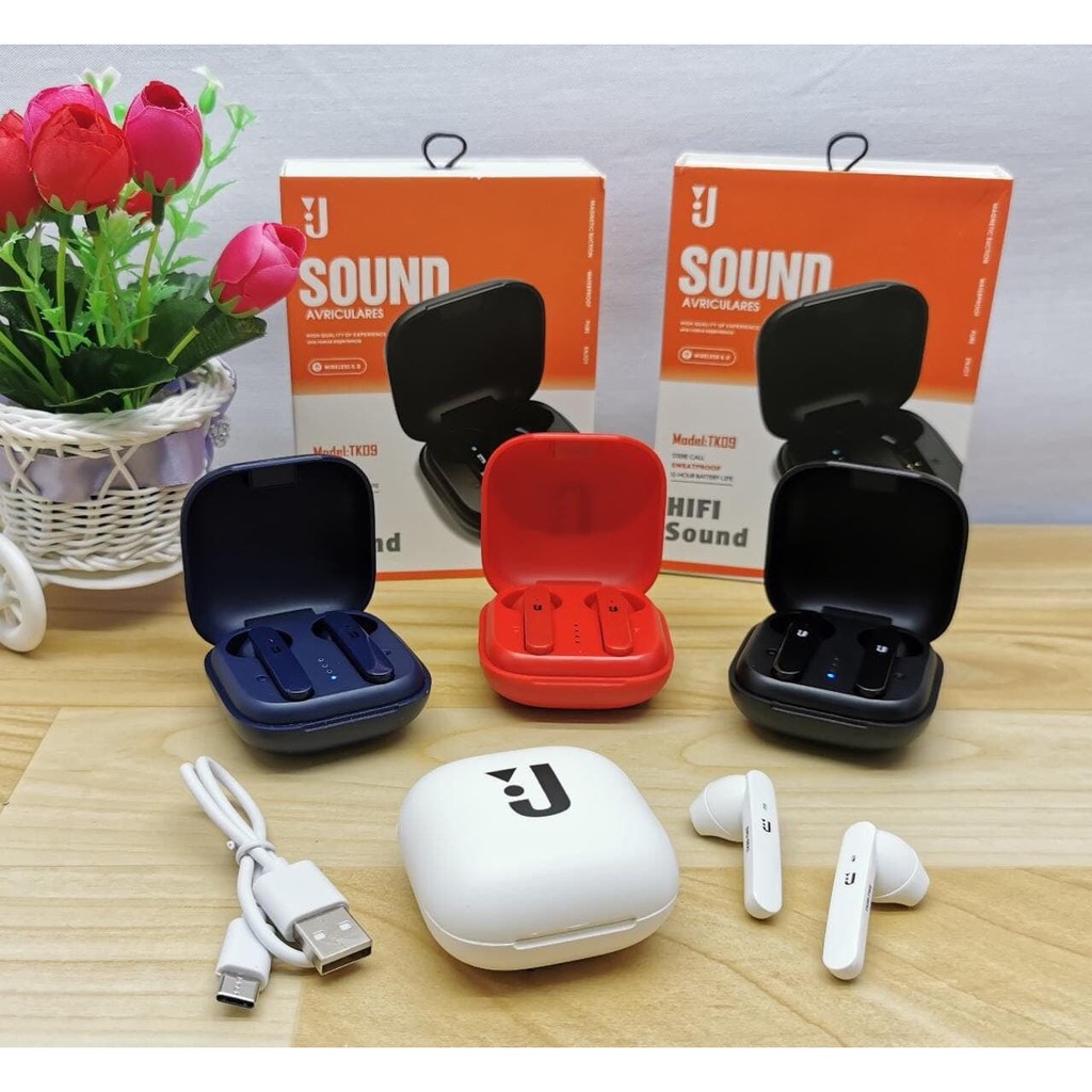 Handsfree TWS jbl TK-09 TK09 JBL Wireless bluetooth air buds Ear