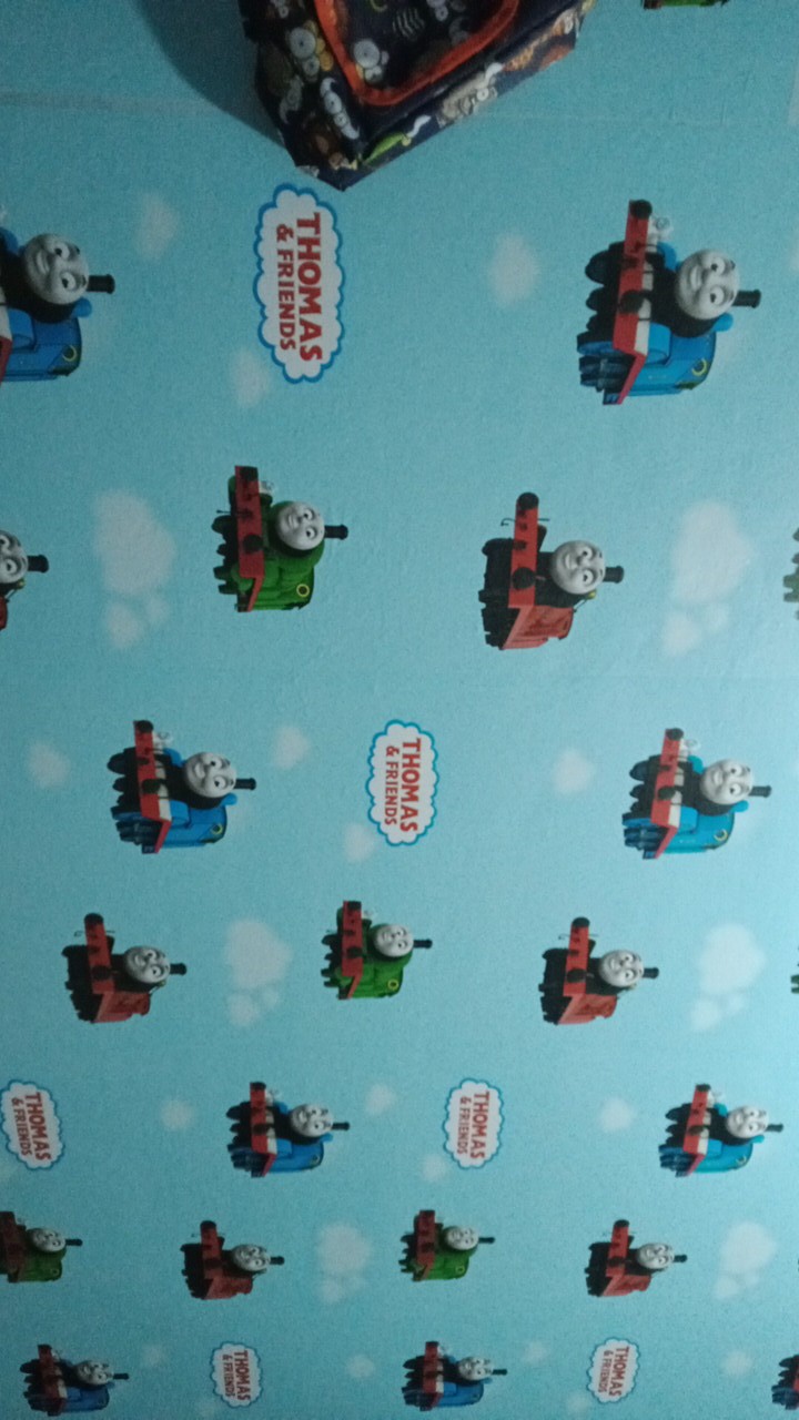 Wallpaper Dinding/wallstiker Dinding/wallpaper Dinding Anak Sticker Kartun Thomas N Freind 45cmx10m