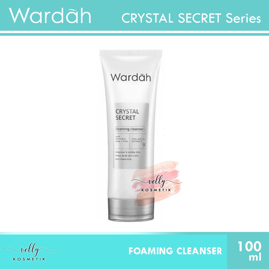 Wardah White Secret | Crystal Secret Facial Wash Foaming Cleanser