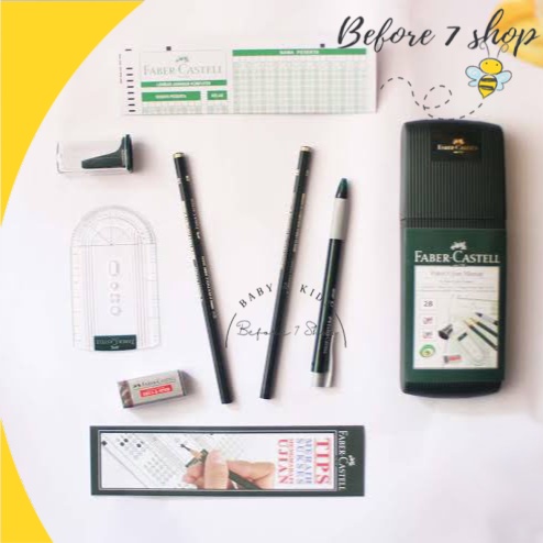 

FABER CASTELL Paket Ujian Mantap Tempat Pensil Set Komplit
