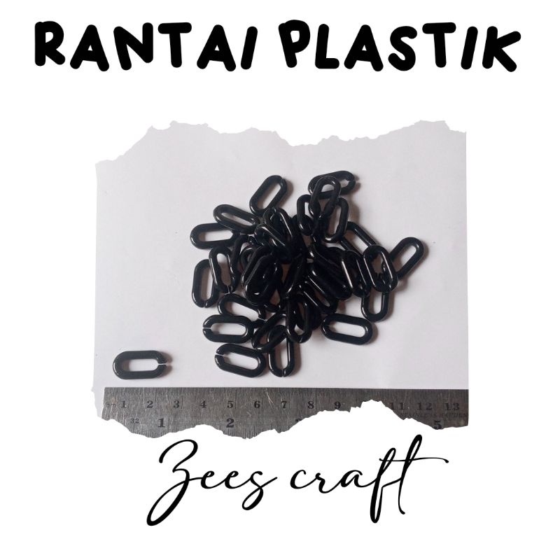 Bahan rantai plastik/ bakal rantai plastik