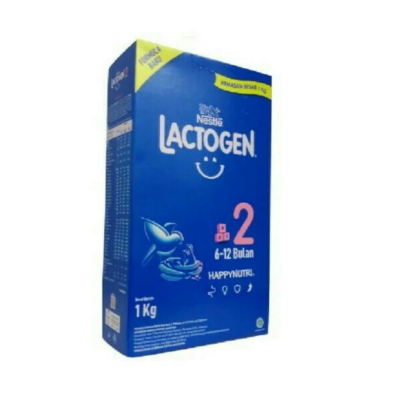 

LACTOGEN 2 Susu Formula 6 - 12 Bulan Box 1Kg / 1 Kg / 1000 Gr