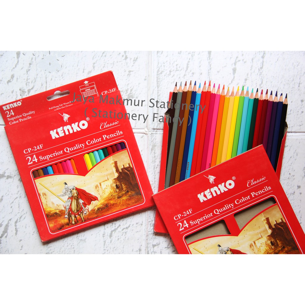 

Pensil warna KENKO 24 warna CP-24F