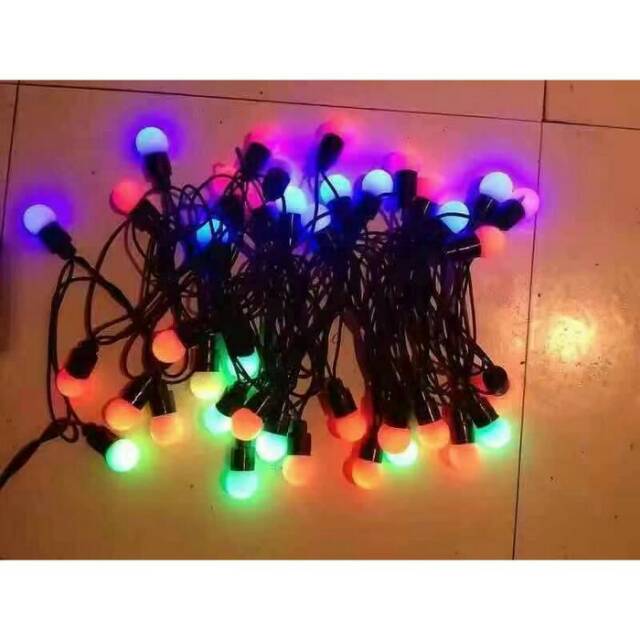 LAMPU HIAS NATAL LED BULAT