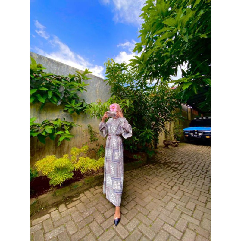 GAMIS ZKHIYA MOTIF BUNGA KECIL