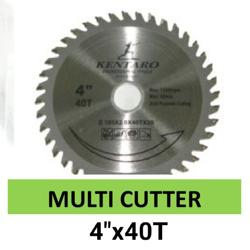 MATA GERGAJI MULTI CUTTER 4&quot;X40T KENTARO JAPAN QUALITY