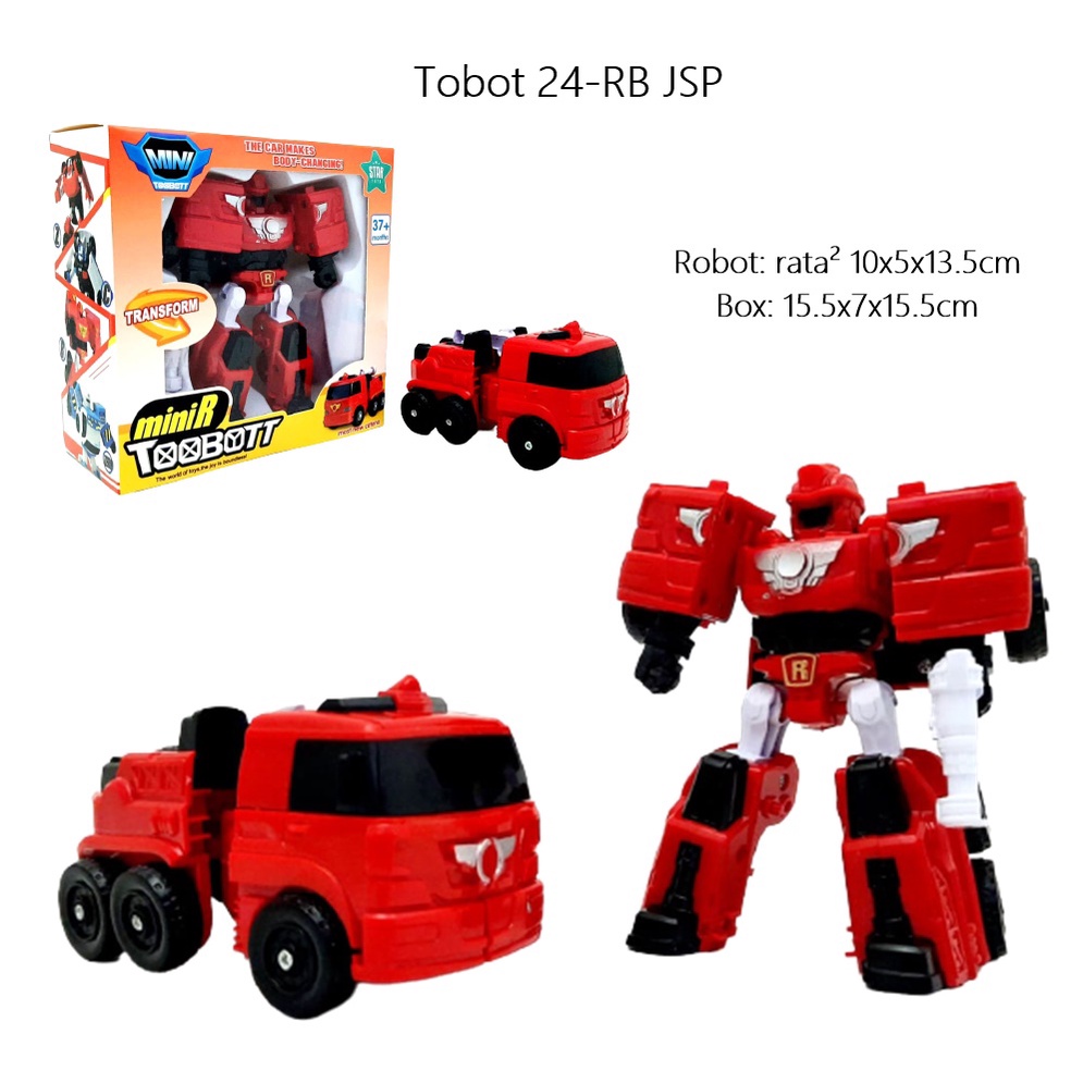 Mainan Robot Anak Tobot Tobot 24-RB JSP
