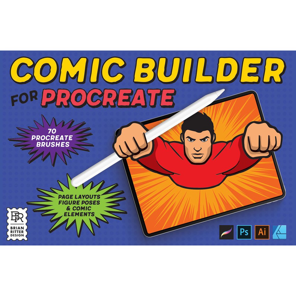 Procreate Brush - Comic Builder for Procreate