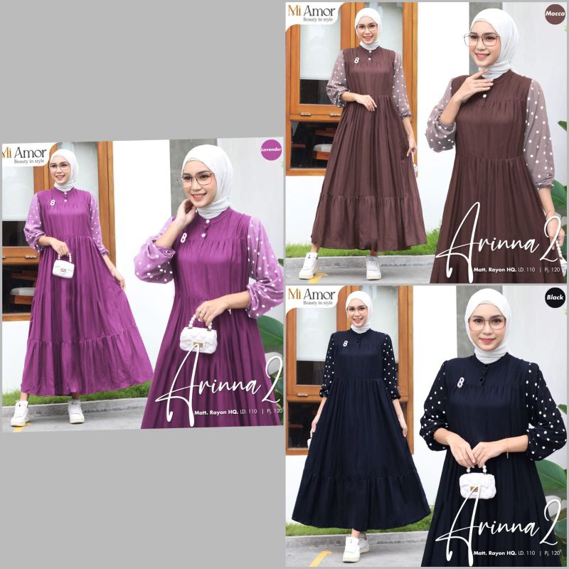 (NEW)GAMIS  OOTD//LIORA//ELNARA//ARINNA#1#2 //DAVIYNA/SALIFAH SYAR I BY MI AMOR