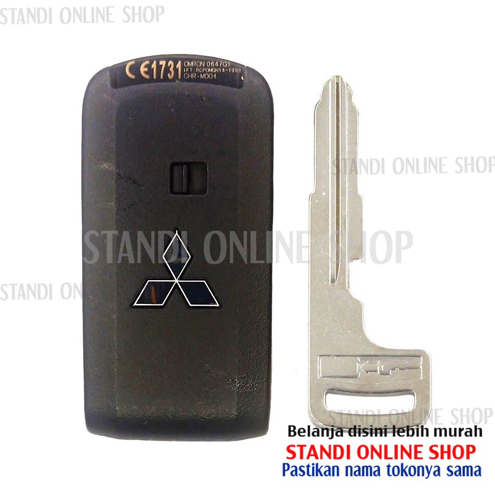 Remote Set Komplit Kunci Smartkey Mitsubishi All New Pajero Sport