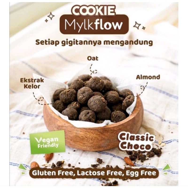 MOM UUNG - Cookie Mylkflow 150gr / Cookies Booster Asi / Kukus Cemilan Sehat Busui