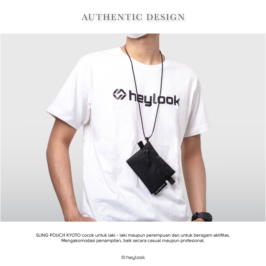 HEYLOOK Project - Sling Pouch KYOTO Pouch Mini Wallet Dompet Kartu Neckbag Dompet Coin Sling Bag Pouch Mini