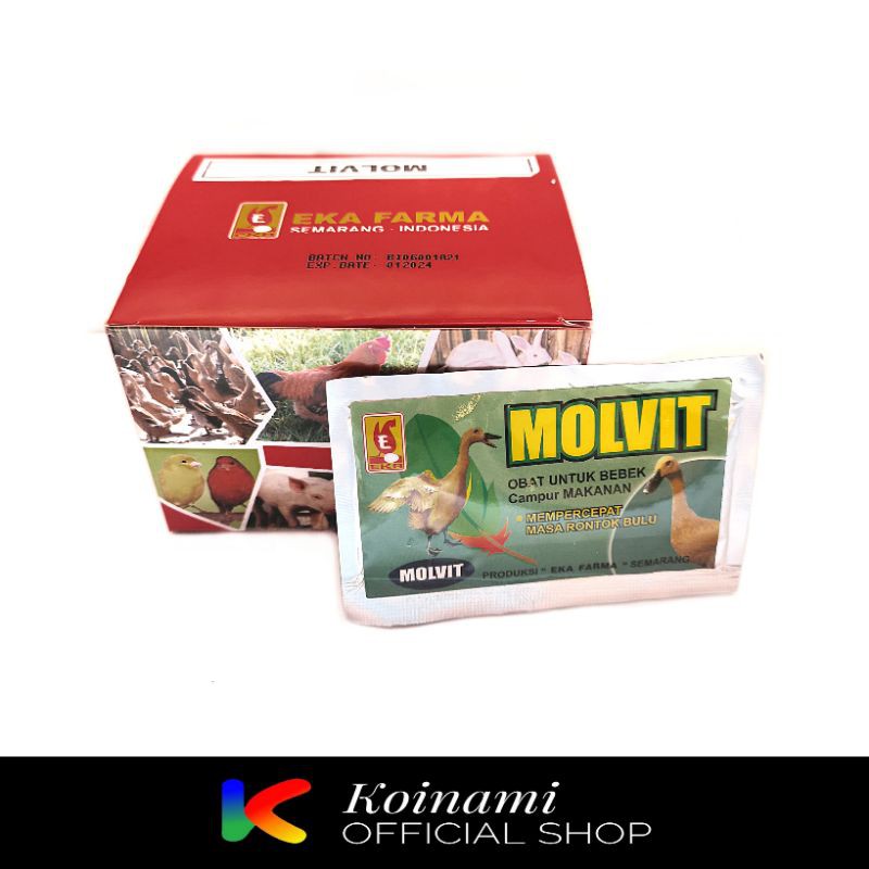 MOLVIT AYAM BEBEK /UNTUK BULU AYAM BEBEK / EKA FARMA / PETSHOP
