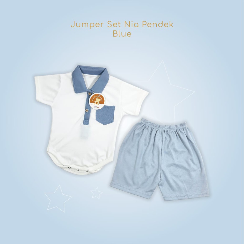 Promo  !! JUMPER SET NIA PREMIUM PENDEK - STELAN JUMPER NIA PREMIUM PENDEK - SETELAN JUMPER BABY