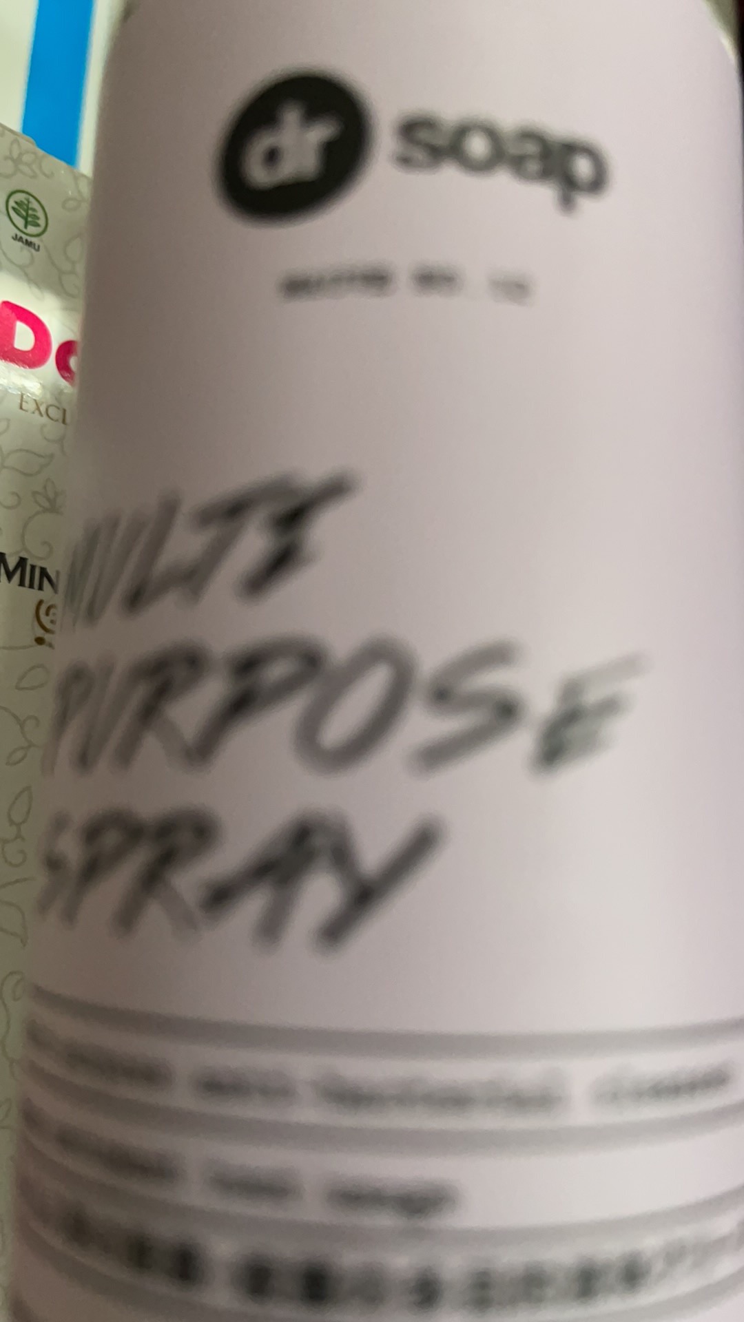 Dr Soap Multi Purpose Spray 230ml / Dr Soap Semprotan Pembersih Multifungsi (biotyca / Mauve)