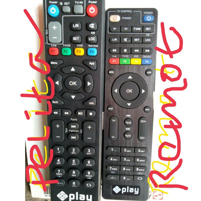 remot MNC PLAY HD smart parabola original terlengkap