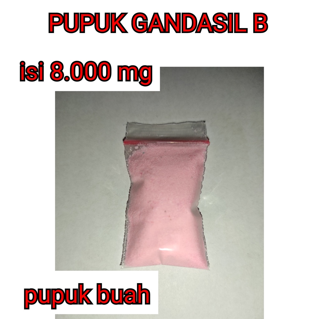 Jual Gandasil B Pupuk Buah & Bunga Npk Majemuk Generatif Nutrisi ...