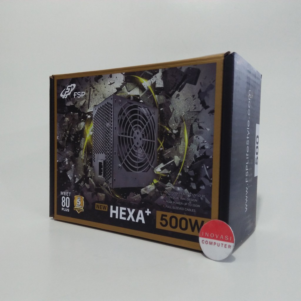 Power Supply FSP HEXA+ 500W 80 Plus