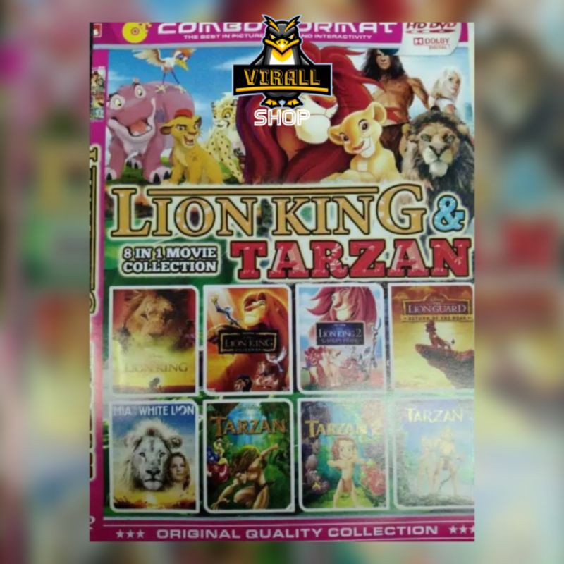 KASET KARTUN ANAK "LION KING & TARZAN"