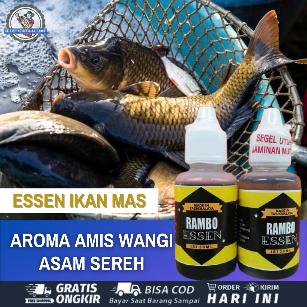 Jual Rambo Essen Ikan Mas Segala Cuaca Aroma Amis Wangi Asam Sereh Essen Ikan Mas Paling Bagus 8154