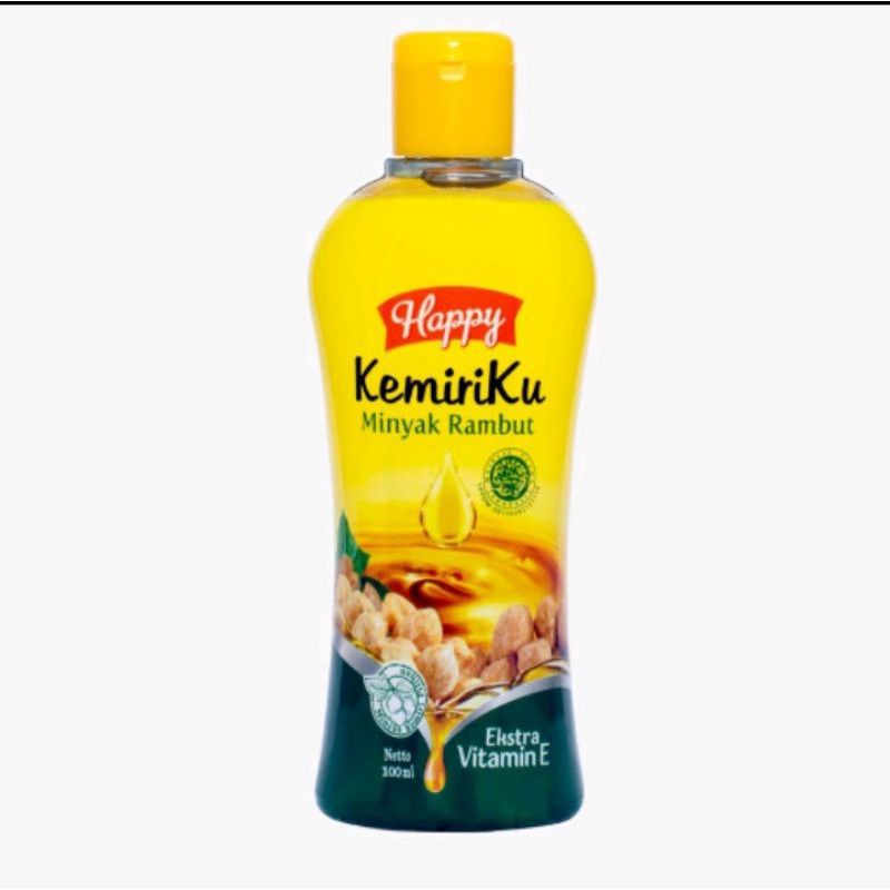 ORIGINAL HAPPY KEMIRIKU MINYAK RAMBUT 100 ML / MINYAK RAMBUT KEMIRIKU