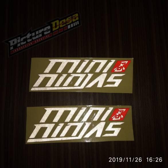 

✅Dijamin Aman❤ Stiker mini ninjas 2 pcs