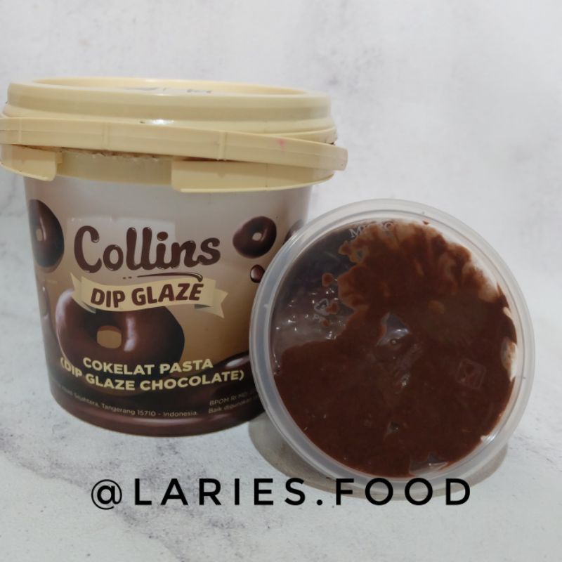 

REPACK Glaze TERMURAH Collins Choco 250gr
